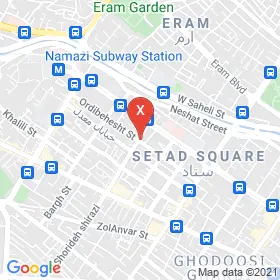این نقشه، لوکیشن دکتر فخرالسادات جامعی متخصص زنان و زایمان و نازایی در شهر شیراز است. در اینجا آماده پذیرایی، ویزیت، معاینه و ارایه خدمات به شما بیماران گرامی هستند.