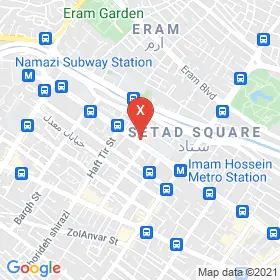 این نقشه، لوکیشن دکتر حسین دامنگیر متخصص داخلی؛ گوارش و کبد در شهر شیراز است. در اینجا آماده پذیرایی، ویزیت، معاینه و ارایه خدمات به شما بیماران گرامی هستند.