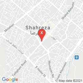 این نقشه، آدرس علی خالقی متخصص گفتاردرمانگر ( گفتاردرمانی) در شهر شهرضا است. در اینجا آماده پذیرایی، ویزیت، معاینه و ارایه خدمات به شما بیماران گرامی هستند.