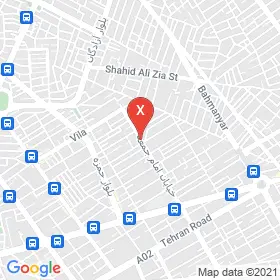 این نقشه، لوکیشن دکتر آزاده محبی متخصص پوست، مو و زیبایی در شهر کرمان است. در اینجا آماده پذیرایی، ویزیت، معاینه و ارایه خدمات به شما بیماران گرامی هستند.
