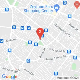 این نقشه، لوکیشن دکتر لیلا جمالی متخصص کودکان و نوزادان در شهر شیراز است. در اینجا آماده پذیرایی، ویزیت، معاینه و ارایه خدمات به شما بیماران گرامی هستند.
