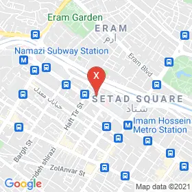 این نقشه، آدرس دکتر سید محمدهادی دستغیب متخصص رادیولوژی در شهر شیراز است. در اینجا آماده پذیرایی، ویزیت، معاینه و ارایه خدمات به شما بیماران گرامی هستند.