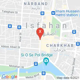 این نقشه، لوکیشن دکتر فریده نجفی متخصص ارتوپدی در شهر اصفهان است. در اینجا آماده پذیرایی، ویزیت، معاینه و ارایه خدمات به شما بیماران گرامی هستند.