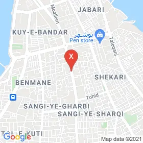 این نقشه، لوکیشن دکتر فاطمه نیازی متخصص داخلی در شهر بوشهر است. در اینجا آماده پذیرایی، ویزیت، معاینه و ارایه خدمات به شما بیماران گرامی هستند.