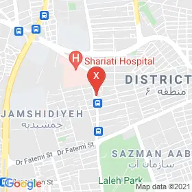 این نقشه، لوکیشن دکتر شهلا مشاغی متخصص کودکان و نوزادان در شهر تهران است. در اینجا آماده پذیرایی، ویزیت، معاینه و ارایه خدمات به شما بیماران گرامی هستند.