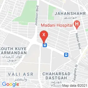 این نقشه، لوکیشن دکتر سوسن معینی متخصص کودکان و نوزادان در شهر کرج است. در اینجا آماده پذیرایی، ویزیت، معاینه و ارایه خدمات به شما بیماران گرامی هستند.