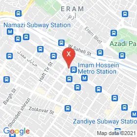 این نقشه، نشانی دکتر فاطمه همتی راد متخصص زنان و زایمان و نازایی در شهر شیراز است. در اینجا آماده پذیرایی، ویزیت، معاینه و ارایه خدمات به شما بیماران گرامی هستند.