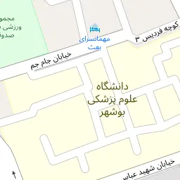 این نقشه، لوکیشن محبوبه حمیدی متخصص کارشناس مامایی(مرکز مشاوره کلینیک مامایی دنیا ) در شهر بوشهر است. در اینجا آماده پذیرایی، ویزیت، معاینه و ارایه خدمات به شما بیماران گرامی هستند.