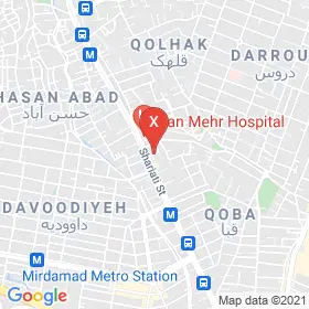 این نقشه، لوکیشن دکتر بهرام عطائی متخصص جراحی مغز و اعصاب در شهر تهران است. در اینجا آماده پذیرایی، ویزیت، معاینه و ارایه خدمات به شما بیماران گرامی هستند.