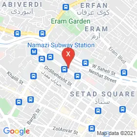 این نقشه، نشانی دکتر علیرضا ملکیان نایینی متخصص اعصاب و روان (روانپزشکی) در شهر شیراز است. در اینجا آماده پذیرایی، ویزیت، معاینه و ارایه خدمات به شما بیماران گرامی هستند.