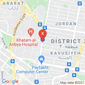 این نقشه، لوکیشن دکتر هما طباطبایی متخصص چشم پزشکی؛ شبکیه در شهر تهران است. در اینجا آماده پذیرایی، ویزیت، معاینه و ارایه خدمات به شما بیماران گرامی هستند.