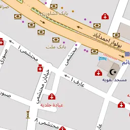این نقشه، لوکیشن دکتر دیانا حسینی متخصص زنان، زایمان و نازایی؛ جراحی سرطان های زنان در شهر مشهد است. در اینجا آماده پذیرایی، ویزیت، معاینه و ارایه خدمات به شما بیماران گرامی هستند.