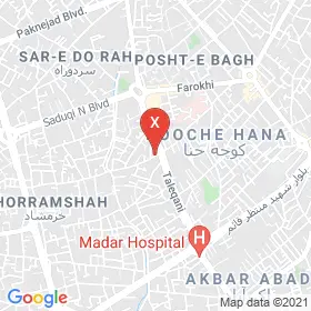این نقشه، نشانی شنوایی شناسی و سمعک نجوا (یزد) متخصص  در شهر یزد است. در اینجا آماده پذیرایی، ویزیت، معاینه و ارایه خدمات به شما بیماران گرامی هستند.