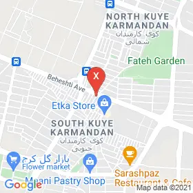 این نقشه، نشانی گفتاردرمانی درسا ملائیان متخصص  در شهر کرج است. در اینجا آماده پذیرایی، ویزیت، معاینه و ارایه خدمات به شما بیماران گرامی هستند.
